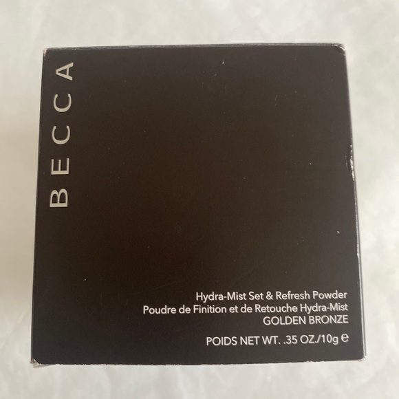 BECCA Cosmetics Hydra-Mist Set & Refresh Powder Golden Bronze $39 0.35oz - Picture 5 of 9